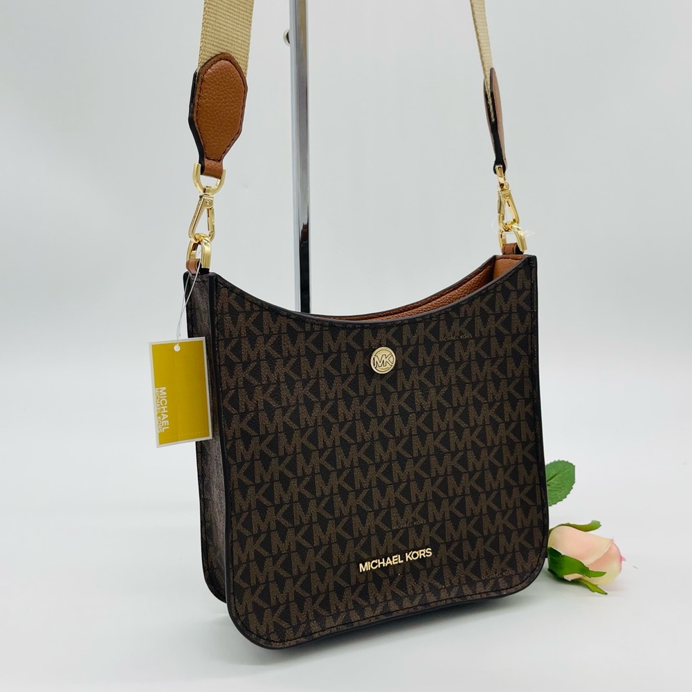 Michael Kors Briley Small Logo Messenger Crossbody Bag